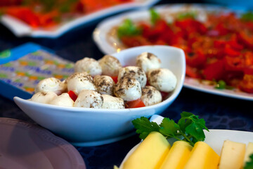 Healthy and Delicious Salty Food Cheese