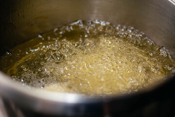 fried cake typical and traditional Argentine food of masa flour and sugar