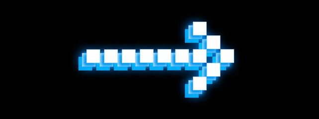 抽象的な光の矢印