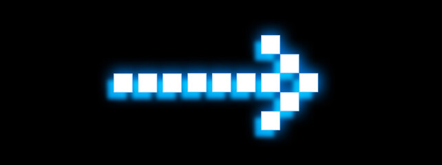 抽象的な光の矢印