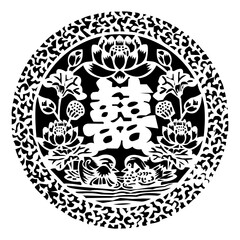 Traditional Chinese Lucky Wishing Symbol