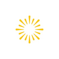 sun illustration logo
