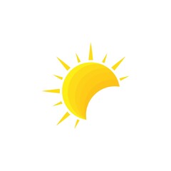 sun illustration logo