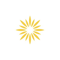 Naklejka na ściany i meble sun illustration logo