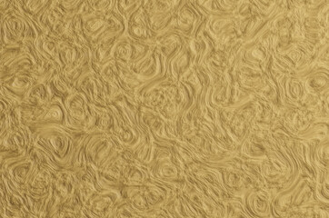 Yellow concrete wall consisting of cement, stone and sand