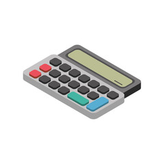 tax day, financial calculator icon style