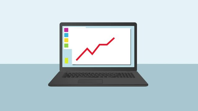 stastistique, analyse- comtabilit&eacute; entreprise concept vid&eacute;o