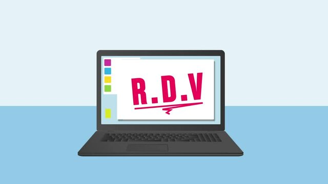 RDV, planning, organisation, en ligne concept