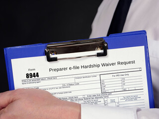 Form 8944 Preparer e-file Hardship Waiver Request