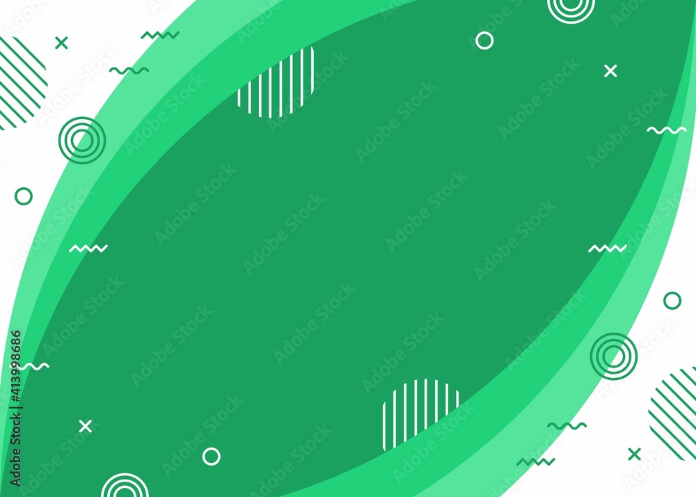 Poster creative green abstract background design. easy to edit with vector file. can use for your creative 