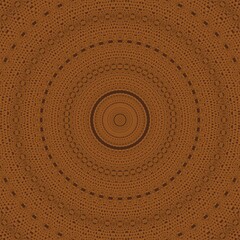 Fototapeta na wymiar Illusion background pattern design. 3D illustration for mandala and interior floor mat carpet decoration
