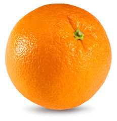 orange fruit isolated on white background. healthy food. clipping path