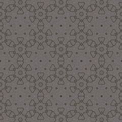 Illusion background pattern design. 3D illustration for mandala and interior floor mat carpet decoration