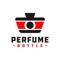 modern perfume bottle logo