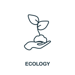 Ecology icon. Simple element from global warming collection. Creative Ecology icon for web design, templates, infographics and more