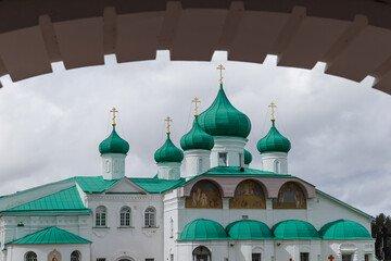 The Svirsky monastery in the village of Old Sloboda - Russia