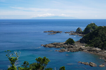 佐多岬から見た屋久島