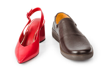 Man and woman shoes