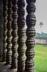 The view of Angkor Wat temple in Siem Reap in Cambodia