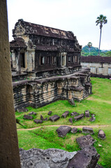 The view of Angkor Wat temple in Siem Reap in Cambodia