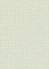 Abstract Geometric Pattern generative computational art illustration