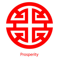 Obraz premium Chinese prosperity symbol
