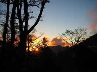 Naklejka premium 夕日