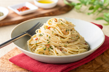 ピリッとスパイシー！スパゲッティペペロンチーノ