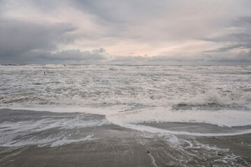 Dutch waddencoast in winter