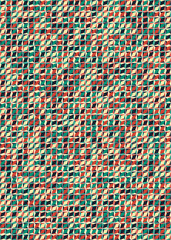 Abstract Geometric Pattern generative computational art illustration