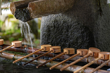 京都 上賀茂神社 手水舎