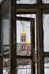 Churches of Nizhny Novgorod in winter