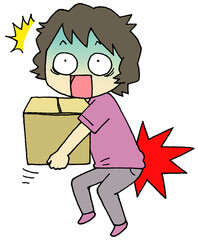 ぎっくり腰　女性