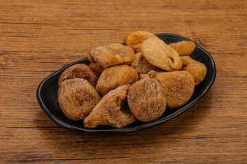 Dry sweet fig fruit heap