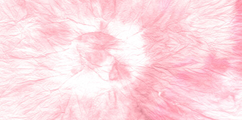 Fototapeta premium Rose Tie Dye Wash. Ink Stripe Silk Background.