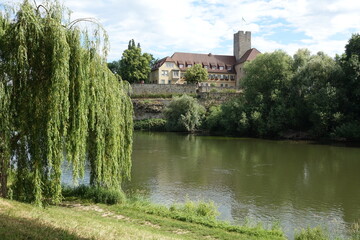 Fototapeta na wymiar Grafenburg in Lauffen am Neckar