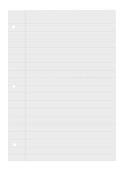 sheet of paper  isolated vector