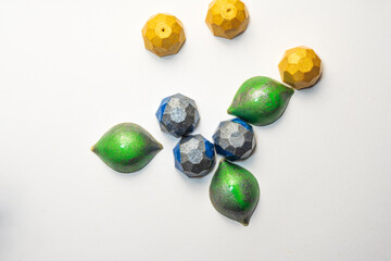 Handmade colorful chocolate, Belgian sweets