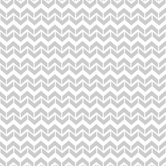 Seamless pattern with grey strokes, arrows on white background. Ethnic symmetric background