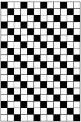 Fototapeta premium black white tile flooring