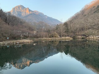 Obraz premium reflection in the lake