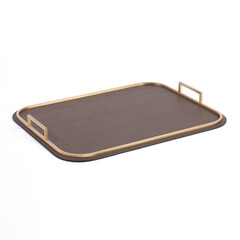 Stylish brown tray