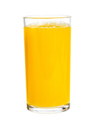clipping path orange juice isolated on white background