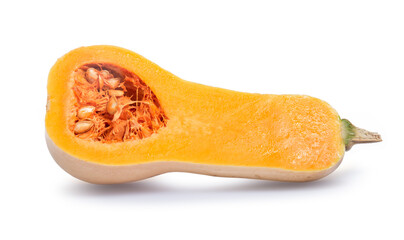 pumpkin butternut isolated on white background