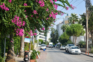 Beautiful streets in Marmaris. Turkey