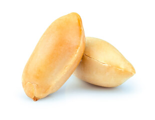 Peanuts isolated on white background