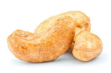 cashew nuts isolated on white background