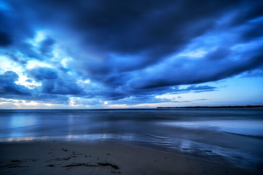 Mesmerizing View Of Sunrise On The Sunshine Coast, Queensland, Australia, Covid-free Region