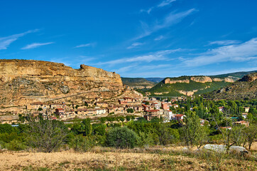 Beautiful rural scenery of Ademuz mountains - Spain
