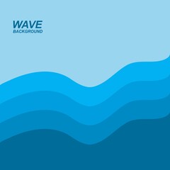wave background vector illustration